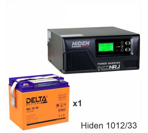 ИБП Hiden Control HPS20-1012 + Delta GEL 12-33