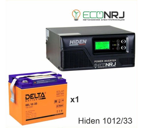 ИБП Hiden Control HPS20-1012 + Delta GEL 12-33