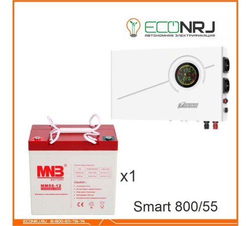 ИБП Powerman Smart 800 INV + MNB MМ55-12