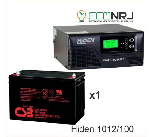 ИБП Hiden Control HPS20-1012 + CSB GP121000