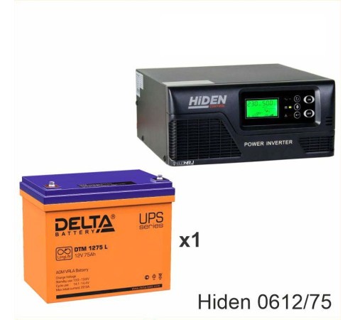 ИБП Hiden Control HPS20-0612 + Delta DTM 1275 L