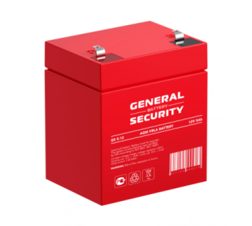 Аккумуляторная батарея General Security GS5-12 F2