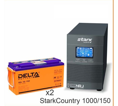 Stark Country 1000 Online, 16А + Delta GEL 12-150