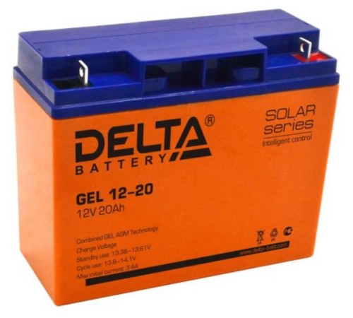 Аккумуляторная батарея Delta GEL 12-20