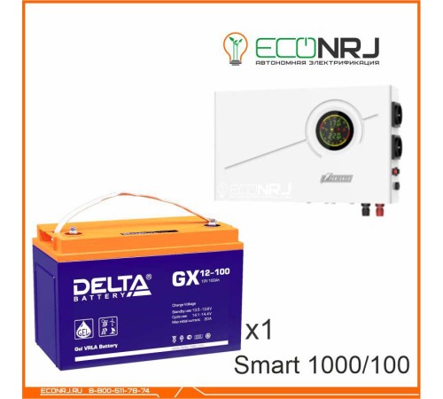 ИБП Powerman Smart 1000 INV + Delta GX 12-100