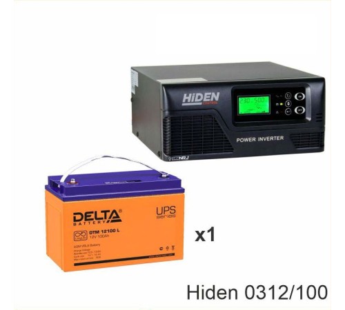 ИБП Hiden Control HPS20-0312 + Delta DTM 12100 L