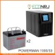 ИБП POWERMAN ONLINE 1000 Plus + Ventura GPL 12-33