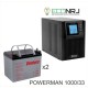 ИБП POWERMAN ONLINE 1000 Plus + Ventura GPL 12-33