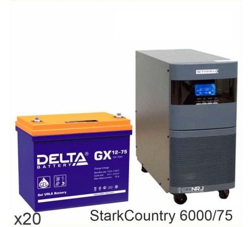 Stark Country 6000 Online, 12А + Delta GX 12-75