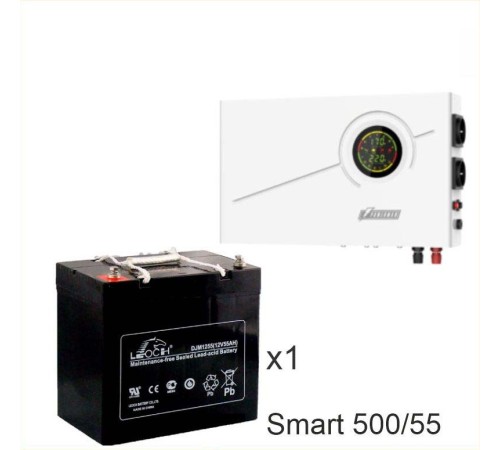 ИБП Powerman Smart 500 INV + LEOCH DJM1255