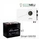 ИБП Powerman Smart 500 INV + LEOCH DJM1255