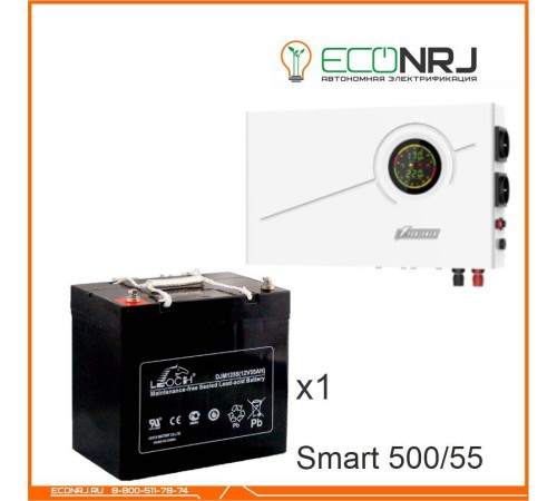 ИБП Powerman Smart 500 INV + LEOCH DJM1255