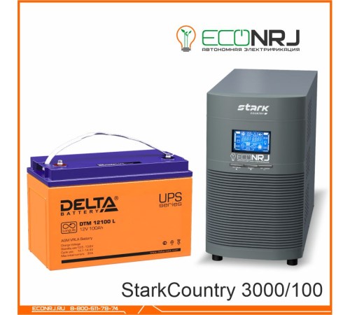 Stark Country 3000 Online, 12А + Delta DTM 12100 L