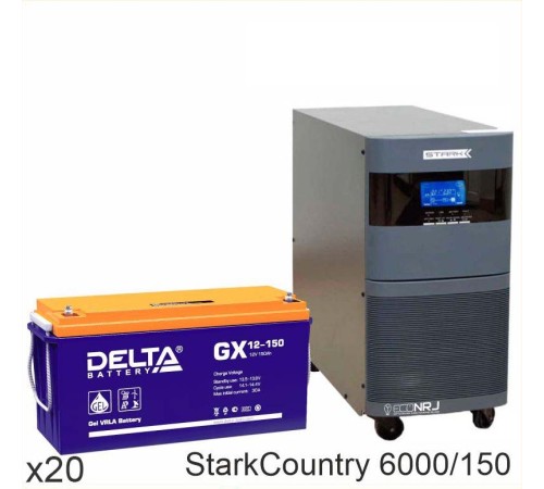 Stark Country 6000 Online, 12А + Delta GX 12-150