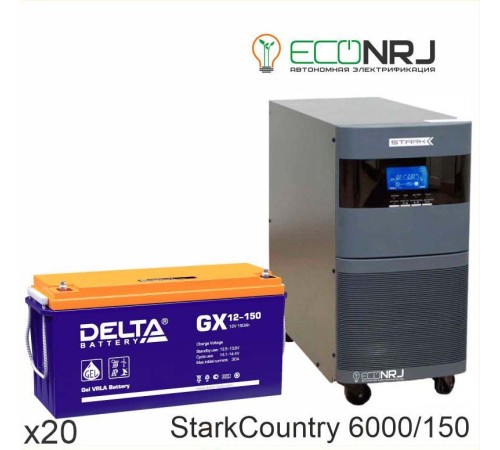 Stark Country 6000 Online, 12А + Delta GX 12-150