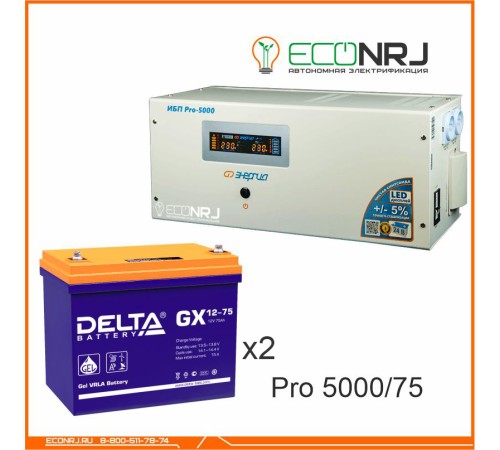 Энергия PRO-5000 + Delta GX 1275