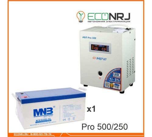 Энергия PRO-500 + Аккумуляторная батарея MNB MNG250-12