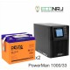 ИБП POWERMAN ONLINE 1000 Plus + Delta GEL 12-33