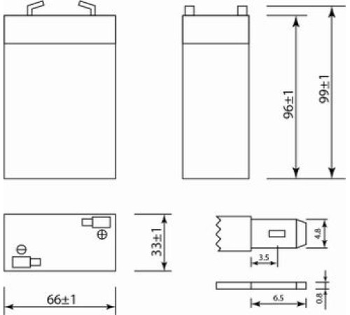 Аккумуляторная батарея Delta DT 6028