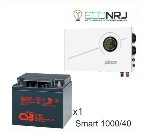 ИБП Powerman Smart 1000 INV + CSB GP12400