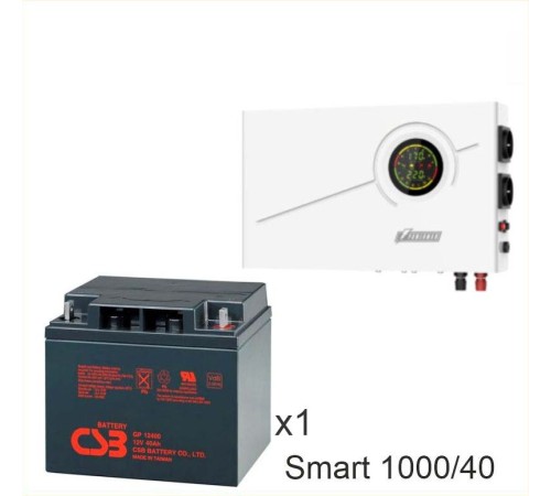 ИБП Powerman Smart 1000 INV + CSB GP12400