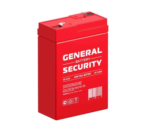 Аккумуляторная батарея General Security GS 2.8-6