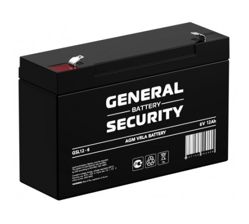 Аккумуляторная батарея General Security GSL12-6