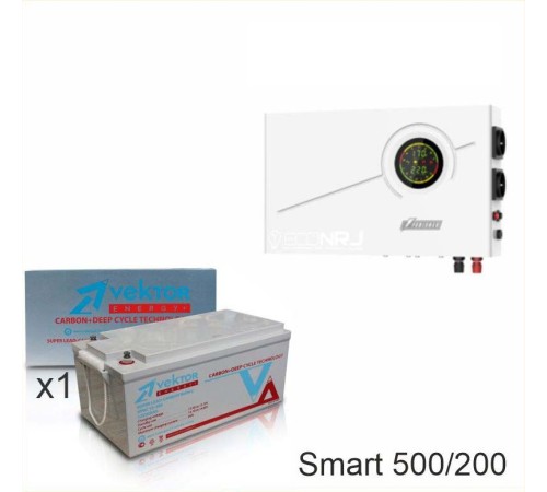 ИБП Powerman Smart 500 INV + Vektor VPbC 12-200