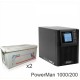 ИБП POWERMAN ONLINE 1000 Plus + Vektor GL 12-200