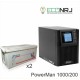 ИБП POWERMAN ONLINE 1000 Plus + Vektor GL 12-200