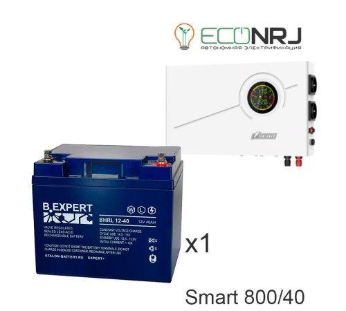 ИБП Powerman Smart 800 INV + ETALON BHRL 12-40