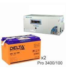 Энергия PRO-3400 + Аккумуляторная батарея Delta GEL 12-100