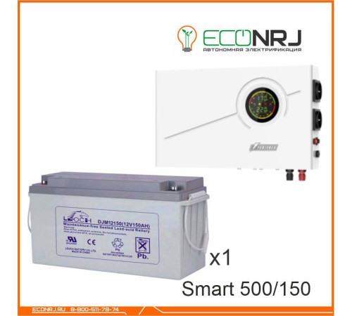 ИБП Powerman Smart 500 INV + LEOCH DJM12150