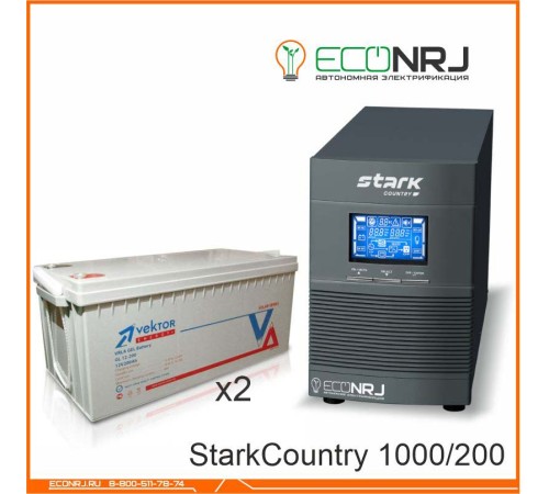 Stark Country 1000 Online, 16А + Vektor GL 12-200