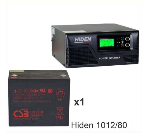 ИБП Hiden Control HPS20-1012 + CSB GPL12800