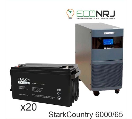 Stark Country 6000 Online, 12А + ETALON FS 1265