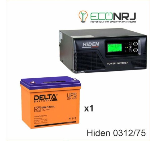 ИБП Hiden Control HPS20-0312 + Delta DTM 1275 L