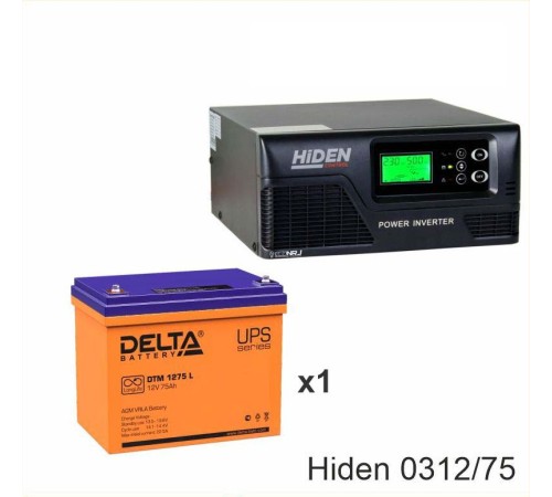 ИБП Hiden Control HPS20-0312 + Delta DTM 1275 L