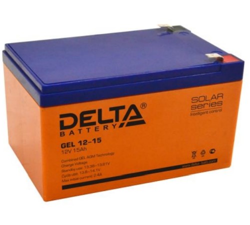 Аккумуляторная батарея Delta GEL 12-15