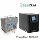 ИБП POWERMAN ONLINE 1000 Plus + Vektor GL 12-33