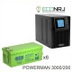 ИБП POWERMAN ONLINE 3000 Plus + WBR GPL122000