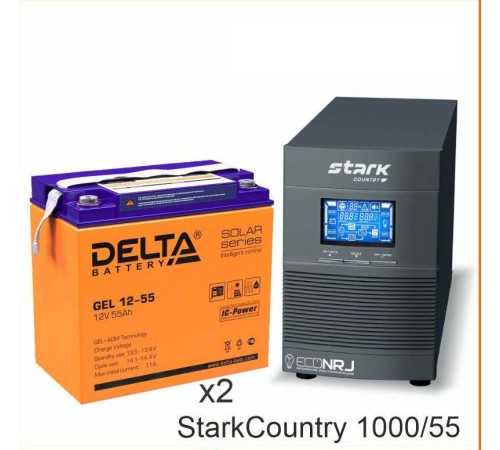 Stark Country 1000 Online, 16А + Delta GEL 12-55