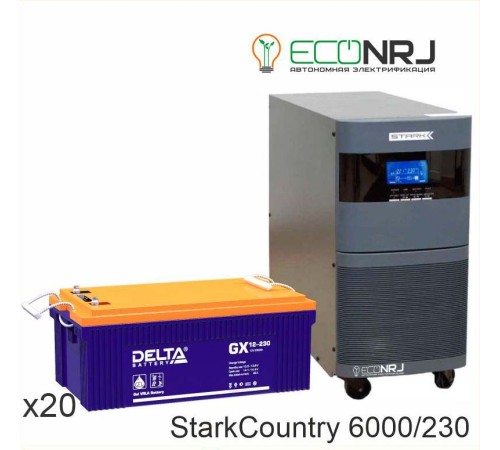 Stark Country 6000 Online, 12А + Delta GX 12-230