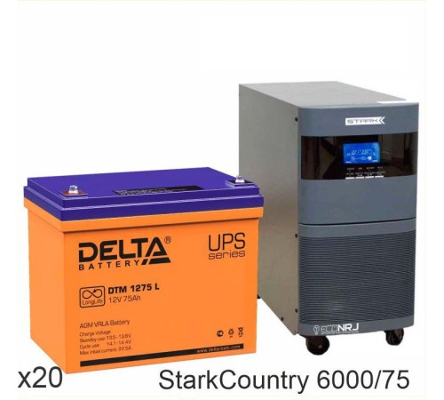 Stark Country 6000 Online, 12А + Delta DTM 1275 L