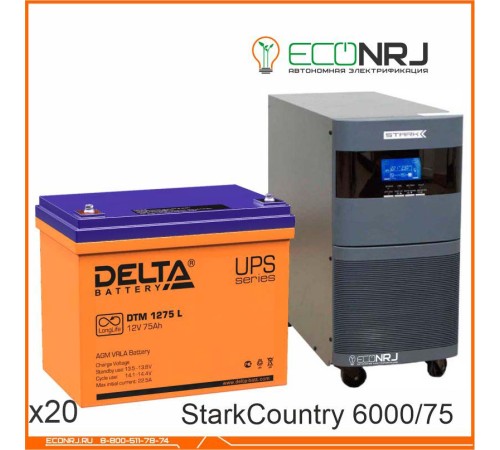 Stark Country 6000 Online, 12А + Delta DTM 1275 L