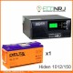 ИБП Hiden Control HPS20-1012 + Delta GEL 12-150