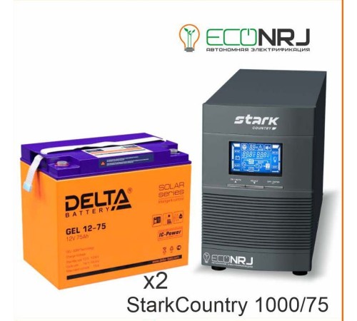 Stark Country 1000 Online, 16А + Delta GEL 12-75