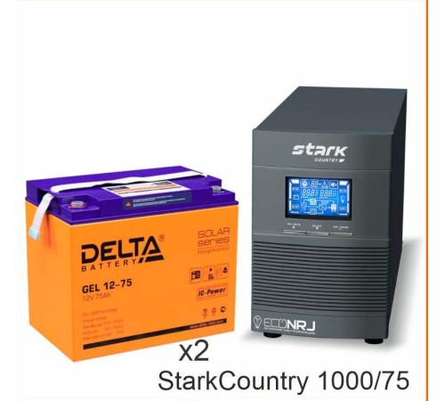 Stark Country 1000 Online, 16А + Delta GEL 12-75