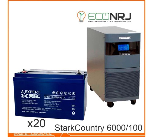 Stark Country 6000 Online, 12А + ETALON AHRX 12-100 GL