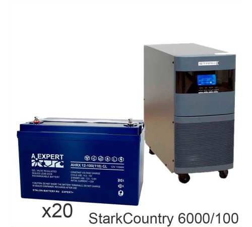 Stark Country 6000 Online, 12А + ETALON AHRX 12-100 GL